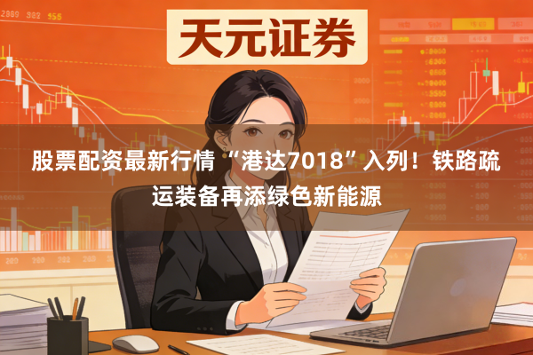 股票配资最新行情 “港达7018”入列！铁路疏运装备再添绿色新能源